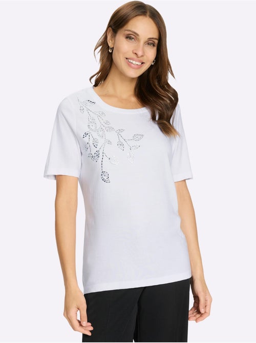 T-shirt à Encolure Ronde 50% Coton - Taille Standard - Witt - Kiabi