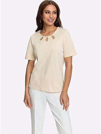 T-shirt à Encolure Ronde 50% Coton - Taille Standard - Witt