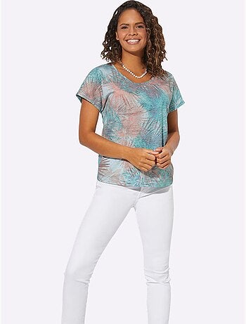T-shirt à Encolure Ronde 50% Coton - Taille Standard - Witt
