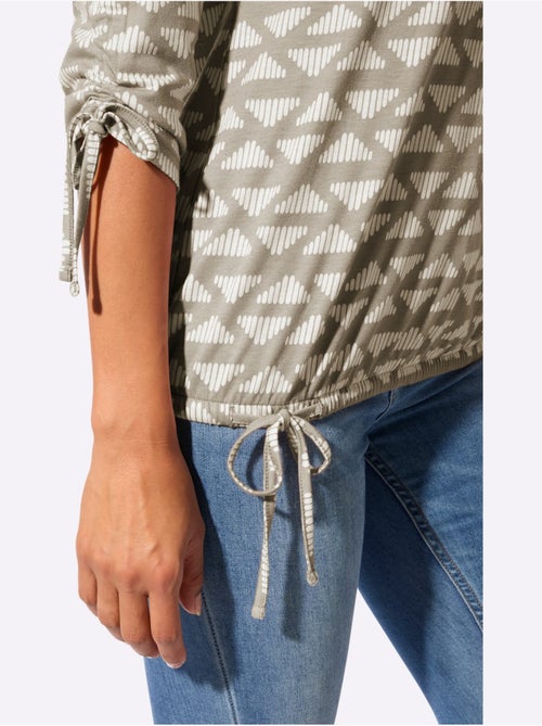T-shirt à Encolure Ronde 50% Coton Et 50% Modal - Taille Standard - Witt - Kiabi T-shirt à Encolure Ronde 50% Coton Et 50% Modal - Taille Standard - Witt - Kiabi