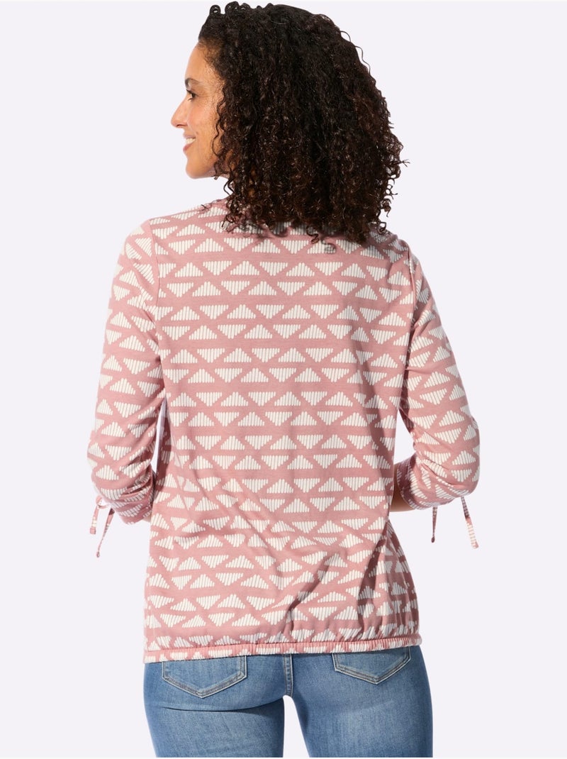 T-shirt à Encolure Ronde 50% Coton Et 50% Modal - Taille Standard - Witt Bois de rose - Kiabi