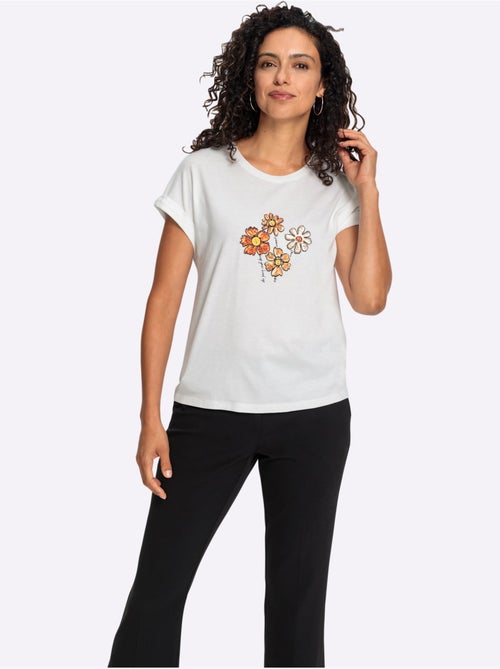 T-shirt à Encolure Ronde 50% Coton Et 50% Modal - Taille Standard - Witt - Kiabi