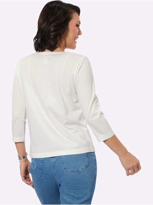 T-shirt à Encolure Ronde 50% Modal - Taille Standard - Witt - Kiabi T-shirt à Encolure Ronde 50% Modal - Taille Standard - Witt - Kiabi