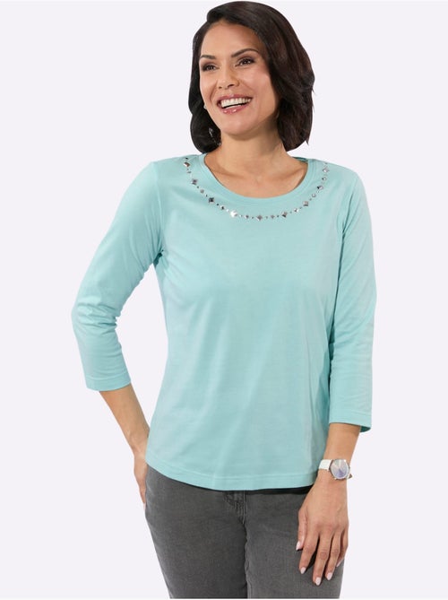 T-shirt à Encolure Ronde 50% Modal - Taille Standard - Witt - Kiabi