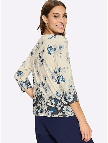 T-shirt à Encolure Ronde 95% Viscose - Taille Standard - Witt