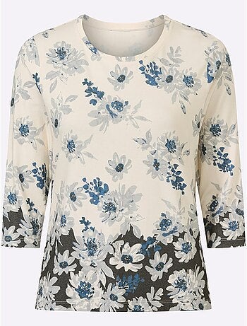 T-shirt à Encolure Ronde 95% Viscose - Taille Standard - Witt