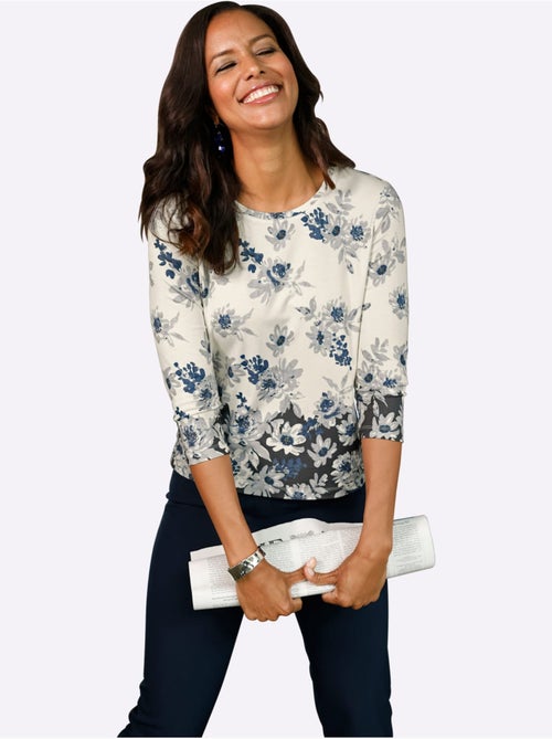 T-shirt à Encolure Ronde 95% Viscose - Taille Standard - Witt - Kiabi