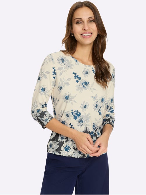 T-shirt à Encolure Ronde 95% Viscose - Taille Standard - Witt - Kiabi