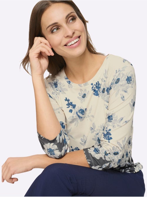 T-shirt à Encolure Ronde 95% Viscose - Taille Standard - Witt - Kiabi