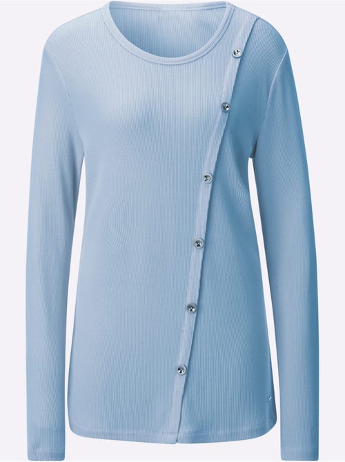 T-shirt à Encolure Ronde 95% Viscose (ecovero) - Taille Standard - Witt - Kiabi