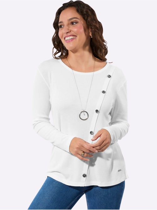 T-shirt à Encolure Ronde 95% Viscose (ecovero) - Taille Standard - Witt - Kiabi T-shirt à Encolure Ronde 95% Viscose (ecovero) - Taille Standard - Witt - Kiabi