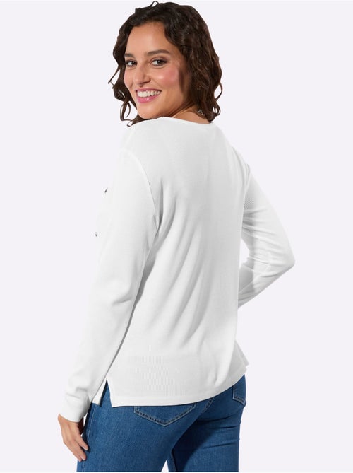 T-shirt à Encolure Ronde 95% Viscose (ecovero) - Taille Standard - Witt - Kiabi T-shirt à Encolure Ronde 95% Viscose (ecovero) - Taille Standard - Witt - Kiabi