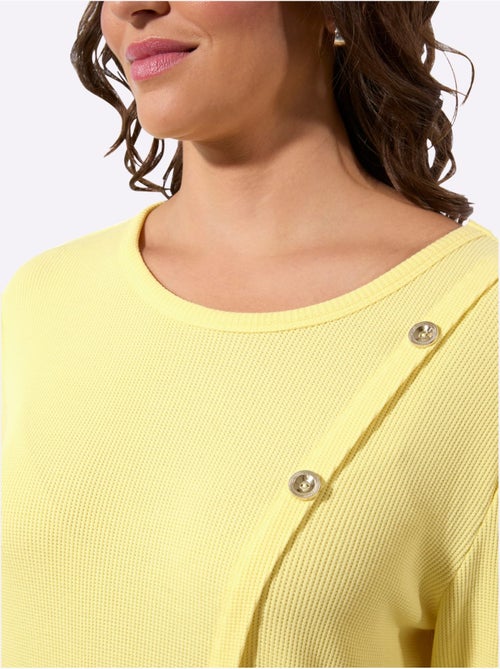 T-shirt à Encolure Ronde 95% Viscose (ecovero) - Taille Standard - Witt - Kiabi T-shirt à Encolure Ronde 95% Viscose (ecovero) - Taille Standard - Witt - Kiabi