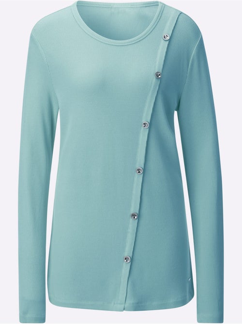 T-shirt à Encolure Ronde 95% Viscose (ecovero) - Taille Standard - Witt - Kiabi