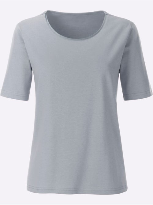 T-shirt à Encolure Ronde Confortable à Porter - Taille Standard - Witt - Kiabi