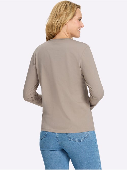 T-shirt à Encolure Ronde Imprimé Chats - Taille Standard - Moda Vilona - Kiabi T-shirt à Encolure Ronde Imprimé Chats - Taille Standard - Moda Vilona - Kiabi