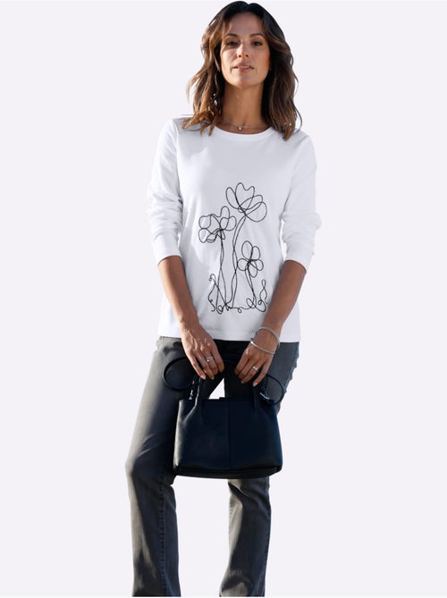T-shirt à encolure ronde interlock - taille standard - witt - Kiabi