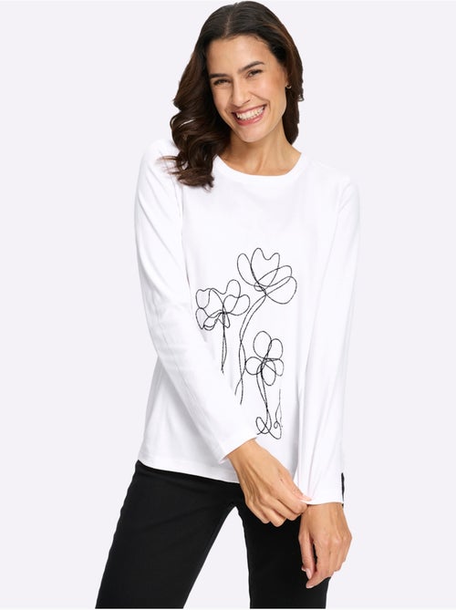 T-shirt à encolure ronde interlock - taille standard - witt - Kiabi
