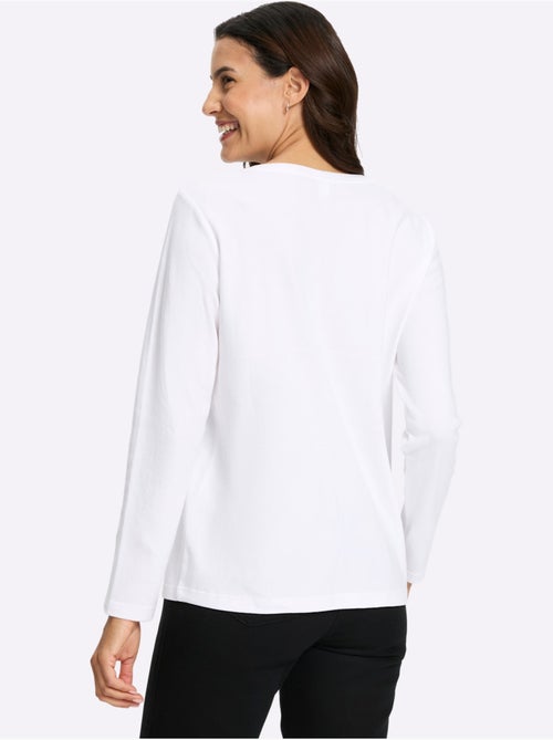 T-shirt à encolure ronde interlock - taille standard - witt - Kiabi