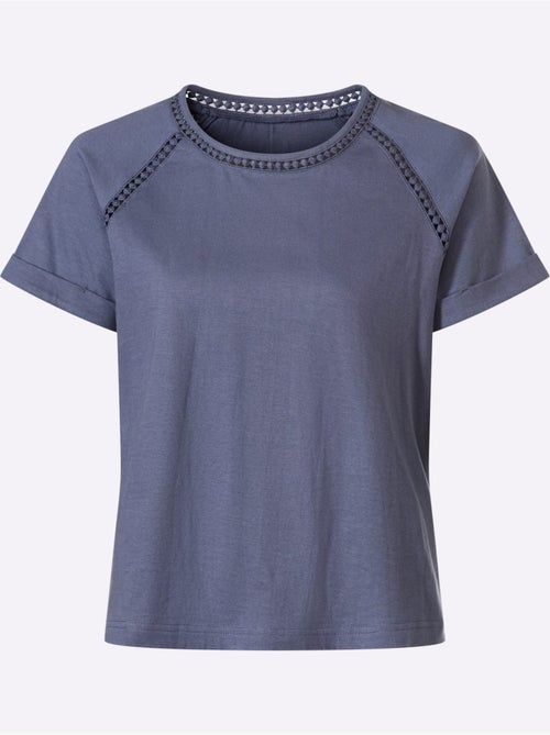 T-shirt à Encolure Ronde Manches Raglan Courtes - Taille Standard - Witt - Kiabi T-shirt à Encolure Ronde Manches Raglan Courtes - Taille Standard - Witt - Kiabi