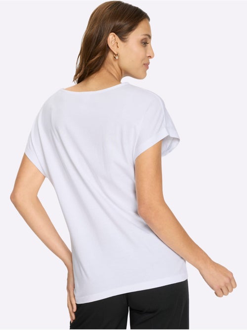 T-shirt à Encolure Ronde Motif Imprimé - Taille Standard - Witt - Kiabi T-shirt à Encolure Ronde Motif Imprimé - Taille Standard - Witt - Kiabi