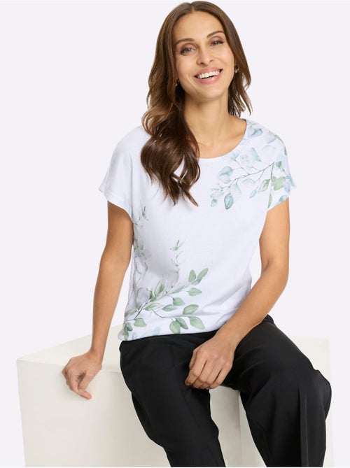 T-shirt à Encolure Ronde Motif Imprimé - Taille Standard - Witt - Kiabi T-shirt à Encolure Ronde Motif Imprimé - Taille Standard - Witt - Kiabi