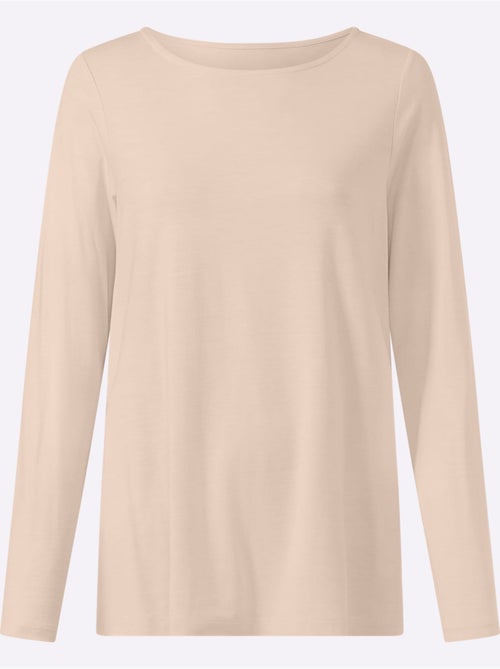 T-shirt à encolure ronde pli creux tendance au dos - taille standard - helline - Kiabi T-shirt à encolure ronde pli creux tendance au dos - taille standard - helline - Kiabi