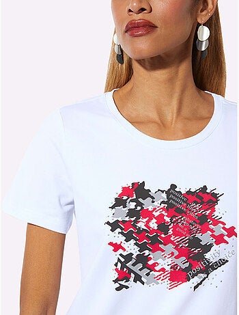 T-shirt à Encolure Ronde Produit Certifié Ocs - Taille Standard - Helline