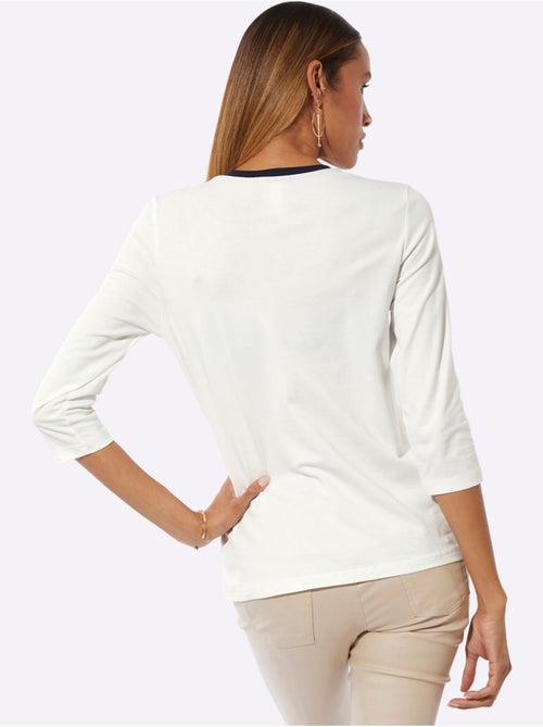 T-shirt à encolure ronde produit certifié ocs - taille standard - helline - Kiabi