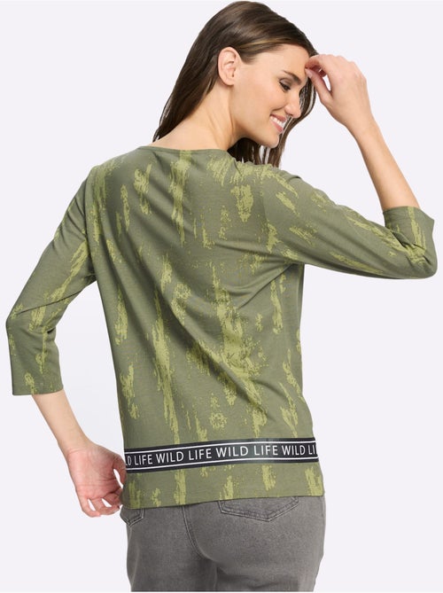 T-shirt à Encolure Ronde Pur Coton - Taille Standard - Moda Vilona - Kiabi T-shirt à Encolure Ronde Pur Coton - Taille Standard - Moda Vilona - Kiabi
