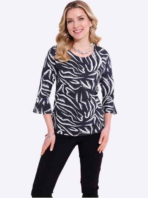 T-shirt à Encolure Ronde Pur Coton - Taille Standard - Moda Vilona - Kiabi T-shirt à Encolure Ronde Pur Coton - Taille Standard - Moda Vilona - Kiabi