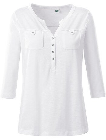 T-shirt à Encolure Ronde Pur Coton - Taille Standard - Witt