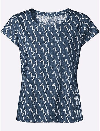 T-shirt à Encolure Ronde Pur Coton - Taille Standard - Witt
