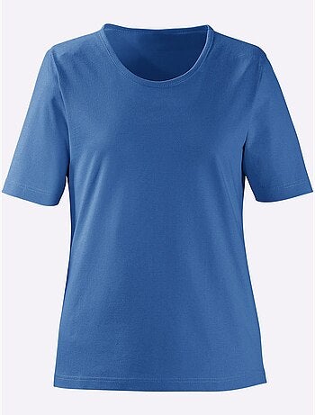 T-shirt à Encolure Ronde Pur Coton - Taille Standard - Witt