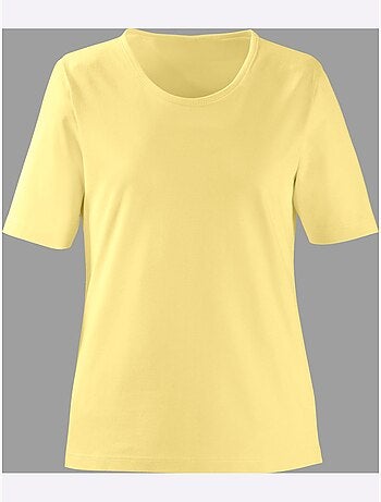 T-shirt à Encolure Ronde Pur Coton - Taille Standard - Witt