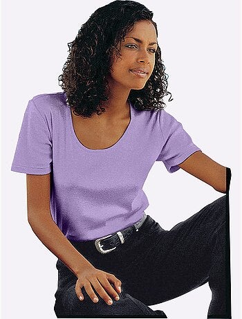 T-shirt à encolure ronde pur coton - taille standard - witt