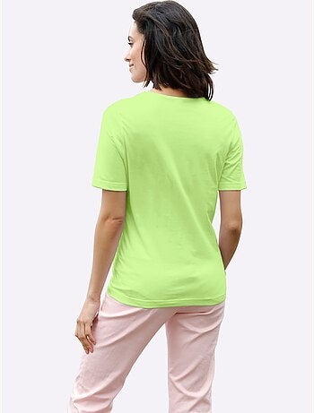 T-shirt à Encolure Ronde Pur Coton - Taille Standard - Witt