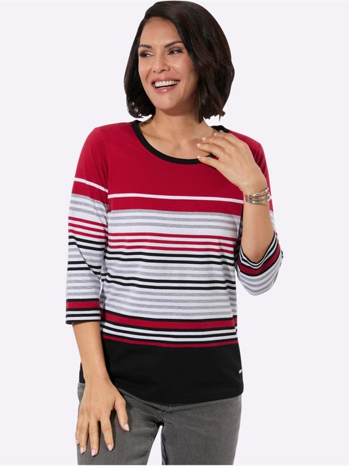 T-shirt à Encolure Ronde Qualité Coton - Taille Standard - Witt - Kiabi