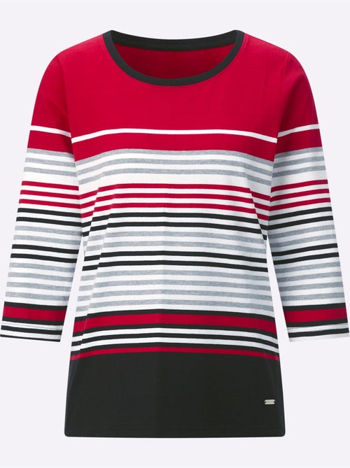 T-shirt à Encolure Ronde Qualité Coton - Taille Standard - Witt - Kiabi