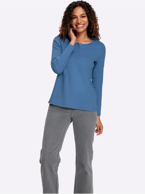 T-shirt à Encolure Ronde Qualité Coton - Taille Standard - Witt - Kiabi