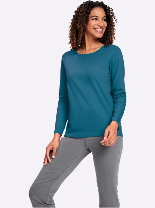 T-shirt à encolure ronde qualité coton - taille standard - witt - Kiabi T-shirt à encolure ronde qualité coton - taille standard - witt - Kiabi