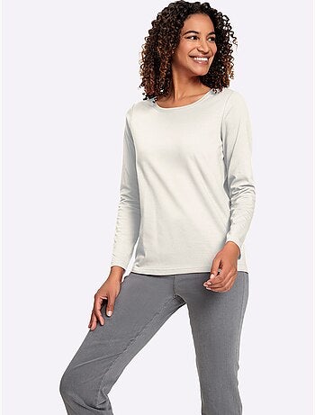 T-shirt à encolure ronde qualité coton - taille standard - witt