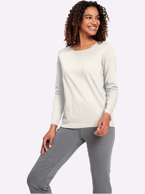 T-shirt à encolure ronde qualité coton - taille standard - witt - Kiabi T-shirt à encolure ronde qualité coton - taille standard - witt - Kiabi