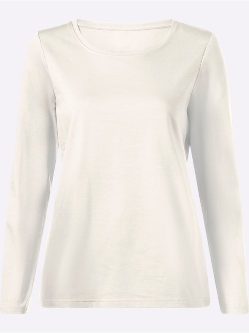 T-shirt à encolure ronde qualité coton - taille standard - witt - Kiabi T-shirt à encolure ronde qualité coton - taille standard - witt - Kiabi
