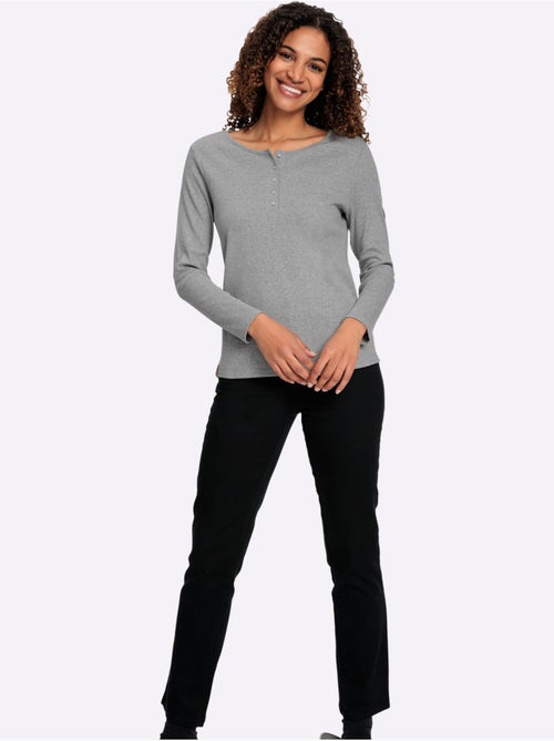 T-shirt à Encolure Ronde Qualité Coton - Taille Standard - Witt - Kiabi