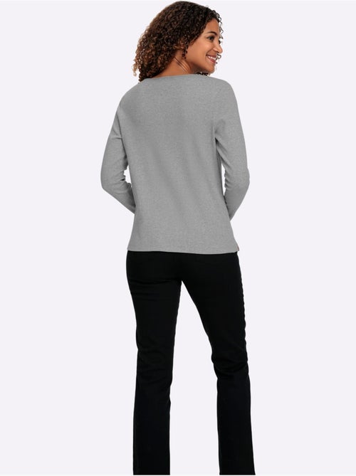 T-shirt à Encolure Ronde Qualité Coton - Taille Standard - Witt - Kiabi