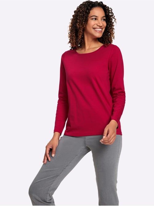 T-shirt à encolure ronde qualité coton - taille standard - witt - Kiabi T-shirt à encolure ronde qualité coton - taille standard - witt - Kiabi