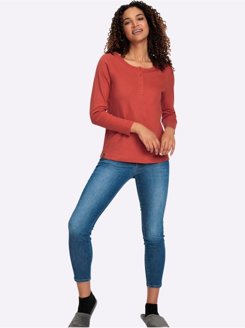 T-shirt à Encolure Ronde Qualité Coton - Taille Standard - Witt - Kiabi