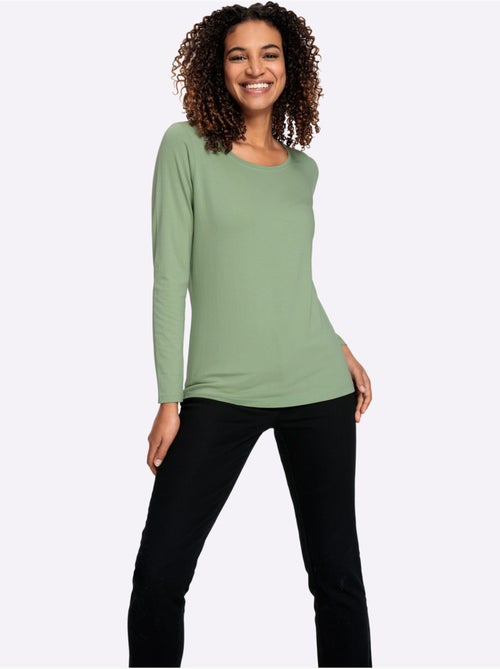 T-shirt à encolure ronde qualité coton - taille standard - witt - Kiabi T-shirt à encolure ronde qualité coton - taille standard - witt - Kiabi