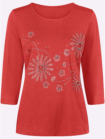 T-shirt à Encolure Ronde Qualité Coton Doux Sur La Peau - Taille Standard - Witt